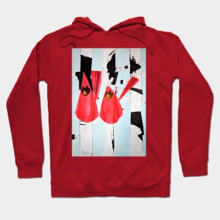 Two Cardinals Birds Hoodie